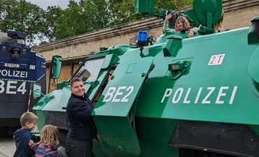 Zu Besuch bei der Polizei